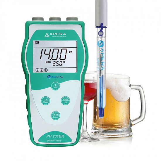 pH-метр портативный ЭКОСТАБ PH231BR