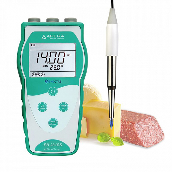 pH-метр портативный ЭКОСТАБ PH231SS