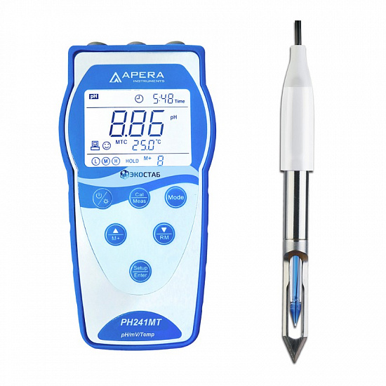 pH-метр портативный ЭКОСТАБ PH241MT