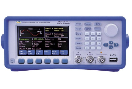 Генератор сигналов специальной формы АКИП-3407/2А