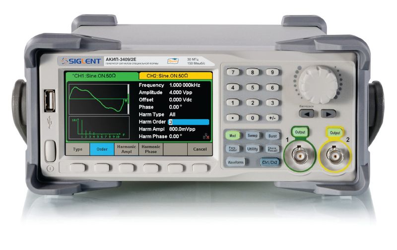 Генератор сигналов АКИП-3409/2Е
