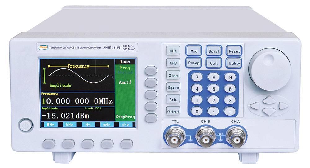 Генератор сигналов специальной формы АКИП-3410/2
