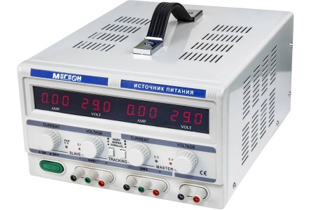 Источник питания трехканальный МЕГЕОН 32303