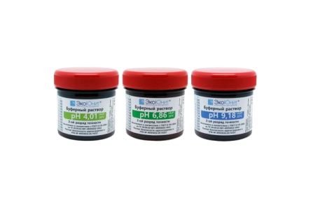 Набор калибровочных растворов pH 4,01 pH 6,86 pH 9,18 для pH метров