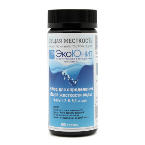 Тест-полоски на общую жесткость воды ECO-TH