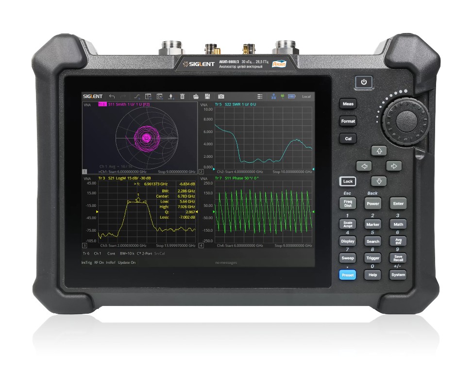 Анализатор цепей векторный АКИП-6608/2