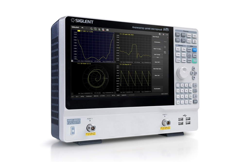 Анализатор цепей векторный АКИП-6604/4