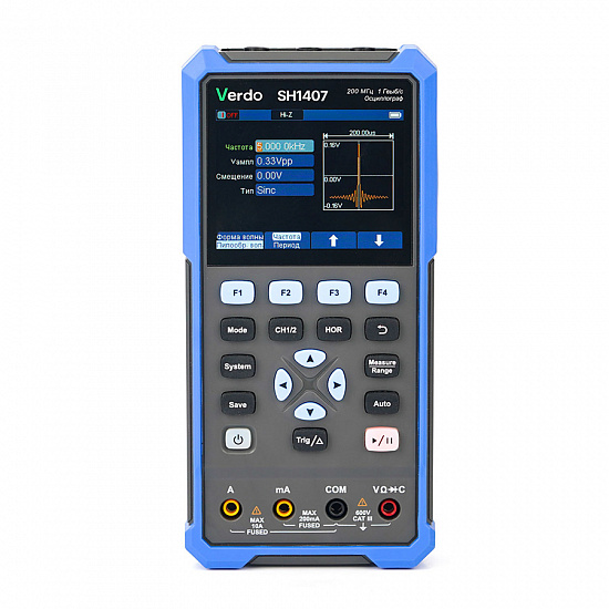 Осциллограф-мультиметр 200 МГц VERDO SH1407