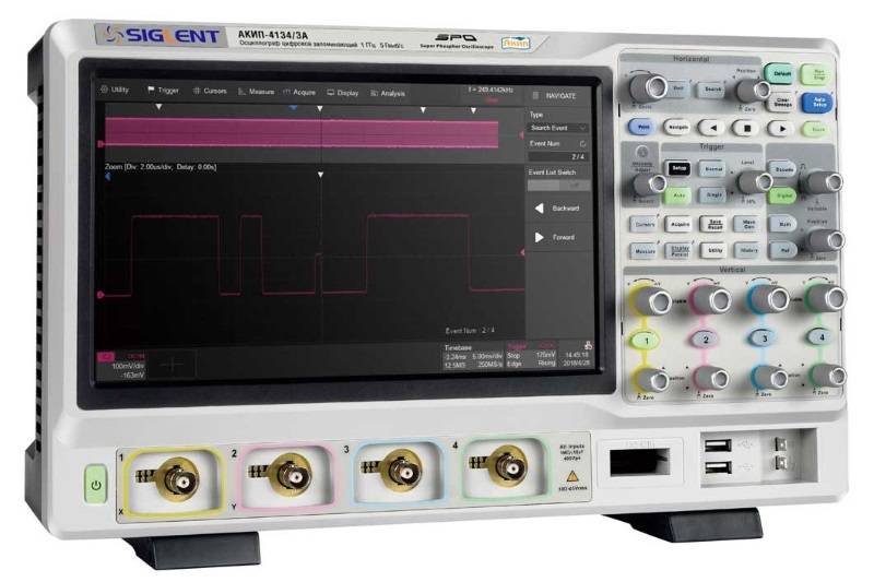 Осциллограф цифровой АКИП-4134/2А