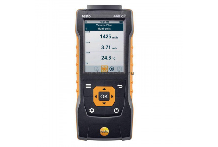 Прибор testo 440 dP со встроенным сенсором дифференциального давления