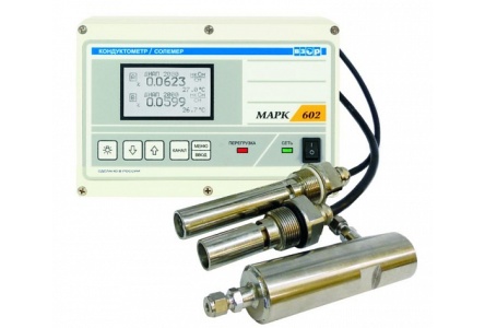 Стационарный кондуктометр-солемер МАРК-602Т