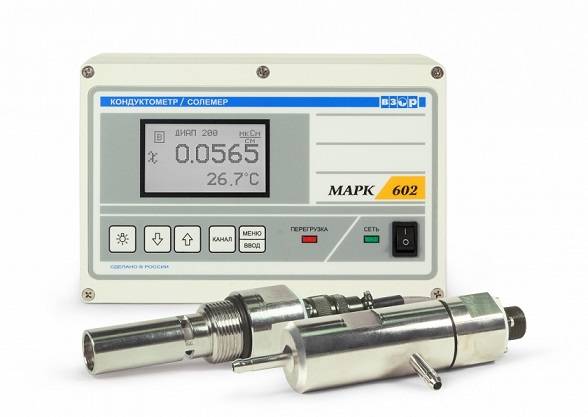 Стационарный кондуктометр-солемер МАРК-602МП
